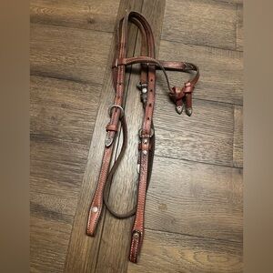 Horse Tack - Billy Cook Leather Western Headstall